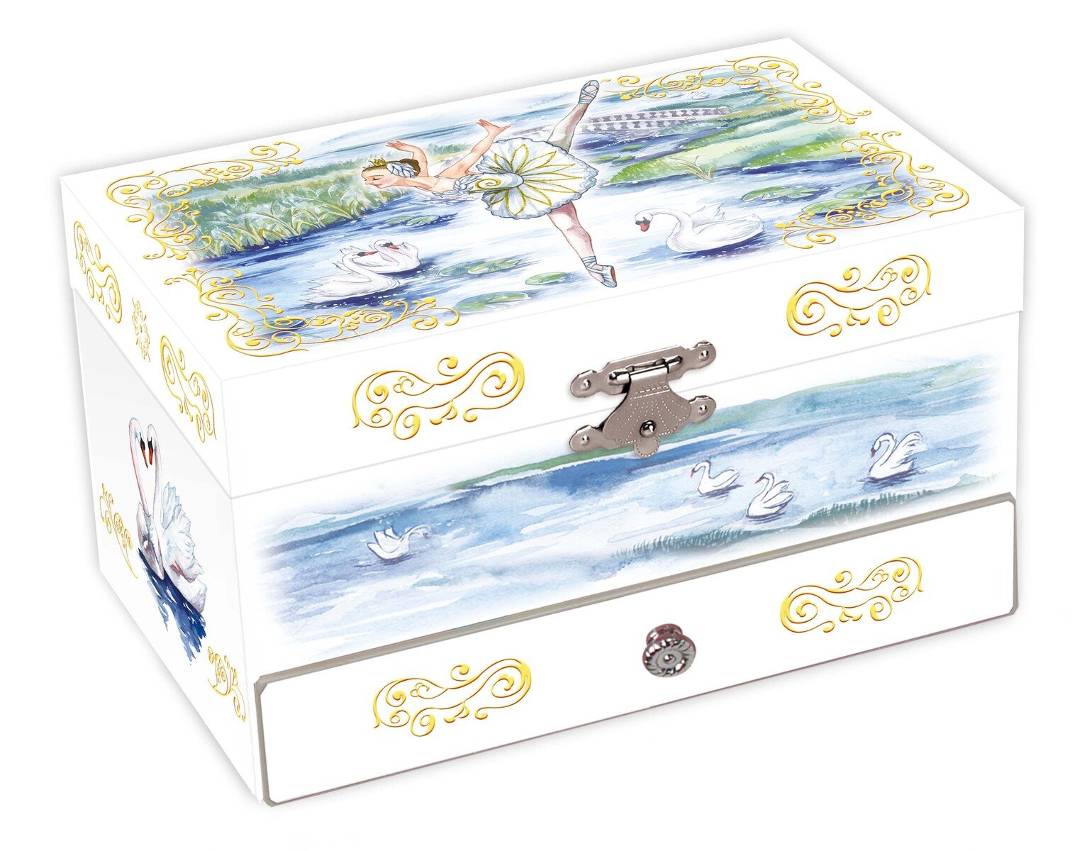 AZUREA BALLERINA HEIRLOOM MUSIC BOX - Bamboo Sprout